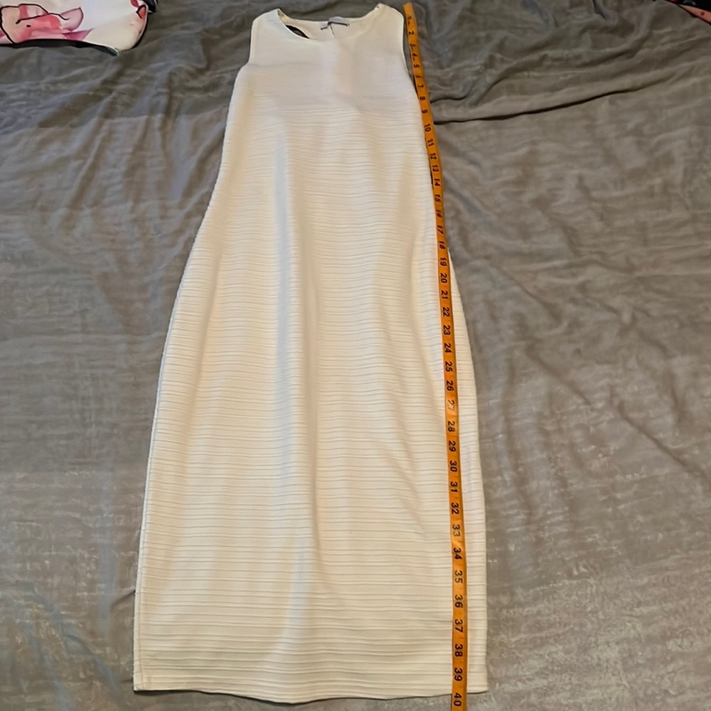 Zara size small white racer back dress